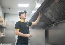 Sửa chữa vệ sinh máy hút khói bếp nhà hàng