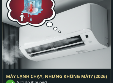 Máy Lạnh Không Lạnh – Nguyên Nhân & Cách Xử Lý Tại Nhà