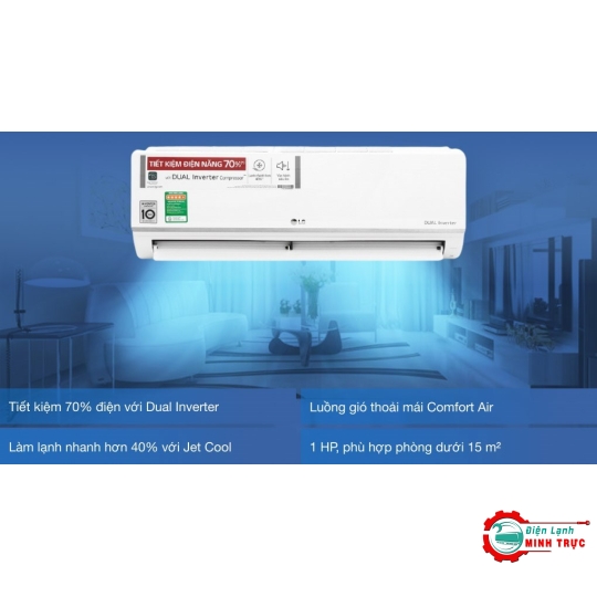 Máy lạnh LG 1HP Inverter V10ENW