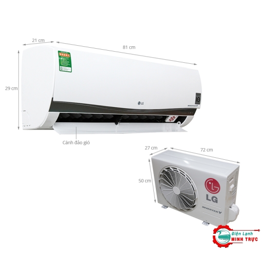 Máy lạnh LG 1HP Inverter V10ENW